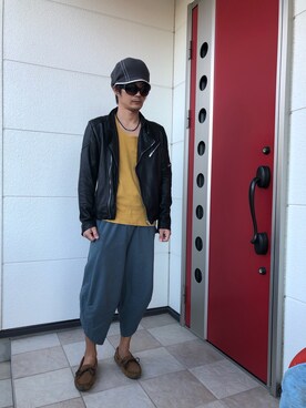 「Minnetonka（ミネトンカ）のアイテム」を使った、norisora さん（メンズ・175cm）の秋コーディネート
