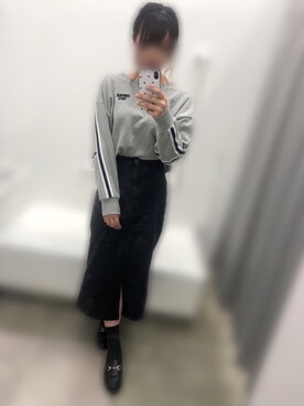 「CONVERSE TOKYO（コンバーストウキョウ）のアイテム（スウェット）」を使った、na…♡⃛さん（レディース・163cm）の秋コーディネート