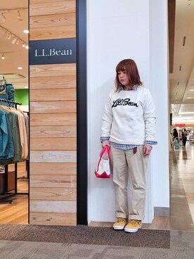 L.L.Bean イオンモール福岡店｜NAN使用「L.L.Bean（ボート・アンド・トート・バッグ、ミニ）」的時尚穿搭