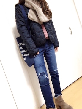 めるもさん（レディース・158cm）の冬コーディネート