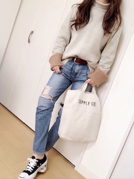 めるもさん(レディース・158cm)の冬コーディネート