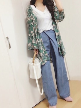 めるもさん（レディース・158cm）の春コーディネート