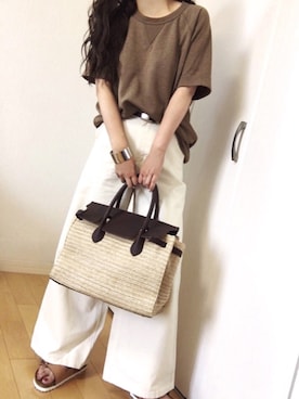 「gooutwith」｜めるもさん（レディース・158cm）の春コーディネート