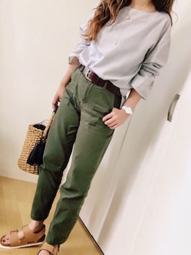 「gooutwith」｜めるもさん（レディース・158cm）の夏コーディネート