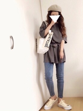 めるもさん(レディース・158cm)の夏コーディネート