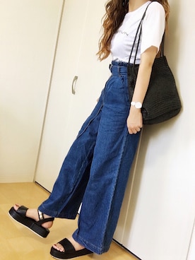 めるもさん（レディース・158cm）の夏コーディネート