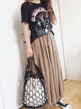 「CONVERSE（コンバース）のCONVERSE コンバース ジャック パーセル / JACK PURCEL（スニーカー）」を使った、めるもさん（レディース・158cm）の夏コーディネート