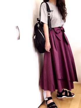 めるもさん（レディース・158cm）の夏コーディネート