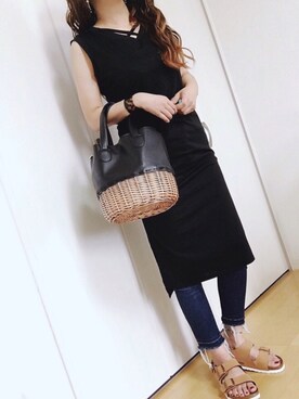 めるもさん（レディース・158cm）の夏コーディネート