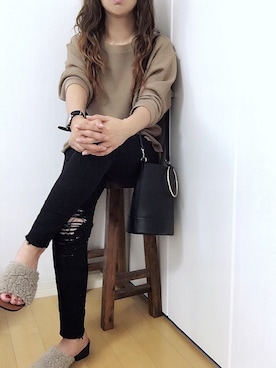 めるもさん（レディース・158cm）の秋コーディネート