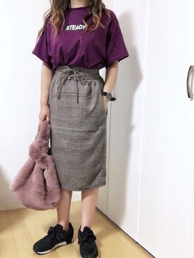 めるもさん（レディース・158cm）の秋コーディネート