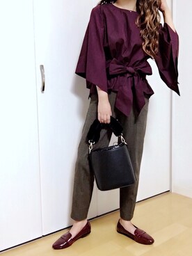 めるもさん(レディース・158cm)の秋コーディネート