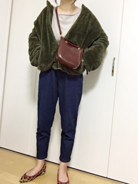 「プチプラミックス」｜めるもさん（レディース・158cm）の秋コーディネート