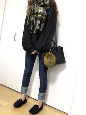 めるもさん（レディース・158cm）の秋コーディネート