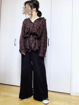 「プチプラミックス」｜めるもさん（レディース・158cm）の秋コーディネート