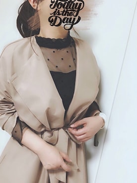 めるもさん（レディース・158cm）の冬コーディネート