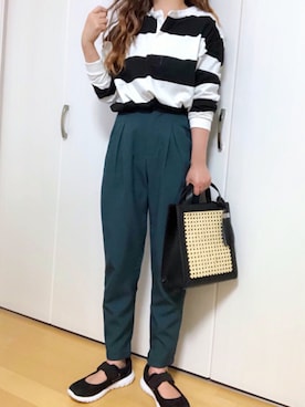 「プチプラミックス」｜めるもさん（レディース・158cm）の春コーディネート