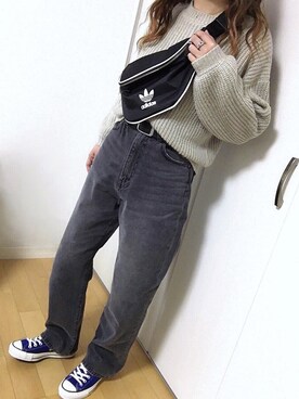 「プチプラミックス」｜めるもさん（レディース・158cm）の冬コーディネート