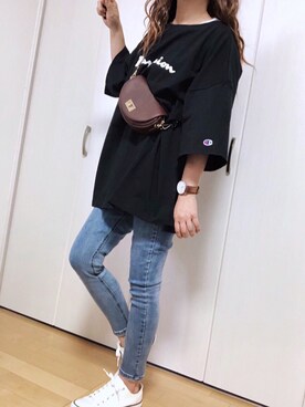 「プチプラミックス」｜めるもさん（レディース・158cm）の春コーディネート