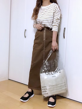 「プチプラミックス」｜めるもさん（レディース・158cm）の春コーディネート