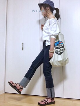 めるもさん（レディース・158cm）の春コーディネート