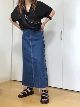 めるもさん（レディース・158cm）の夏コーディネート