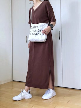 「プチプラミックス」｜めるもさん（レディース・158cm）の夏コーディネート