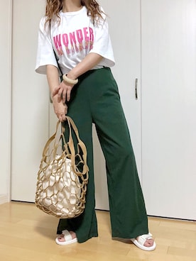 めるもさん（レディース・158cm）の夏コーディネート