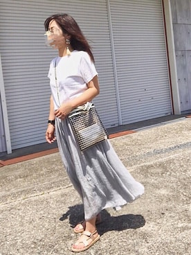 めるもさん（レディース・158cm）の夏コーディネート