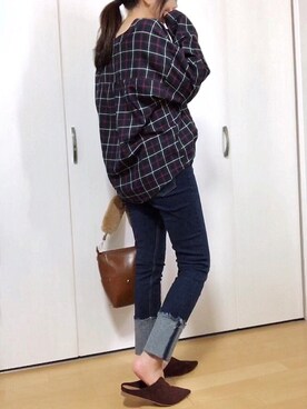 めるもさん（レディース・158cm）の秋コーディネート