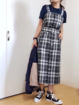 めるもさん（レディース・158cm）の秋コーディネート
