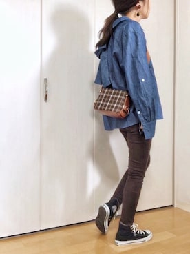 めるもさん（レディース・158cm）の秋コーディネート