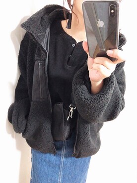 「OZOC（オゾック）のアイテム（アクセサリー）」を使った、めるもさん（レディース・158cm）の秋コーディネート