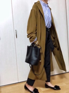 「プチプラミックス」｜めるもさん（レディース・158cm）の秋コーディネート