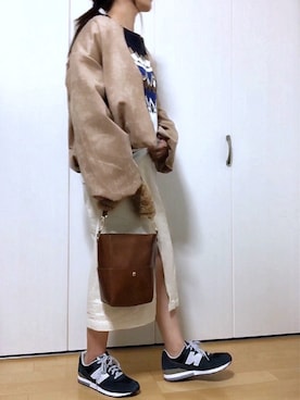 「プチプラミックス」｜めるもさん（レディース・158cm）の秋コーディネート