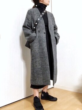 「プチプラミックス」｜めるもさん（レディース・158cm）の秋コーディネート