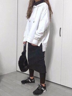 めるもさん（レディース・158cm）の冬コーディネート