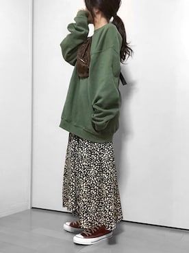 「MKT（エムケーティー）のアイテム（トップス）」を使った、めるもさん（レディース・158cm）の冬コーディネート