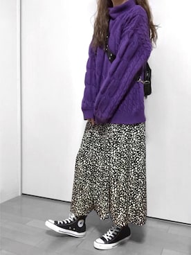 めるもさん（レディース・158cm）の冬コーディネート