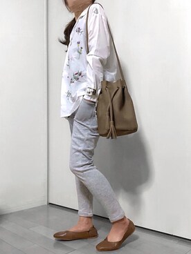 めるもさん（レディース・158cm）の春コーディネート