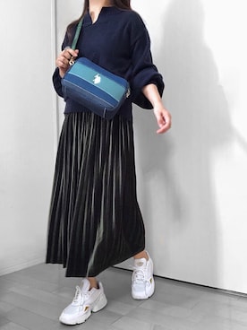 めるもさん（レディース・158cm）の春コーディネート