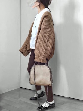 「リップスター」｜「アイテム（バレエシューズ）」を使った、めるもさん（レディース・158cm）の春コーディネート
