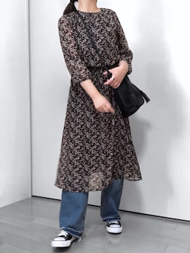 めるもさん（レディース・158cm）の春コーディネート