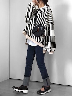 めるもさん（レディース・158cm）の春コーディネート