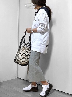 「ワッフル」｜めるもさん（レディース・158cm）の春コーディネート