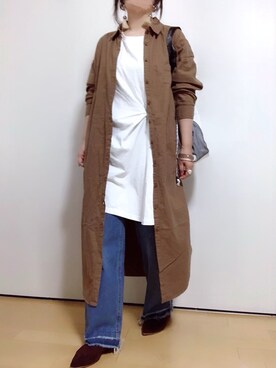 「プチプラミックス」｜めるもさん（レディース・158cm）の春コーディネート