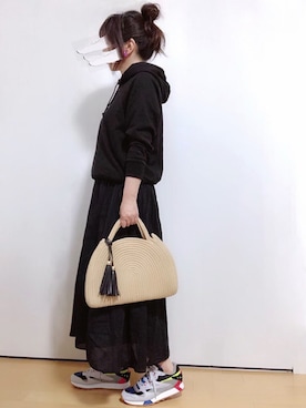 めるもさん（レディース・158cm）の春コーディネート