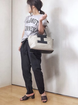 「プチプラミックス」｜めるもさん（レディース・158cm）の春コーディネート