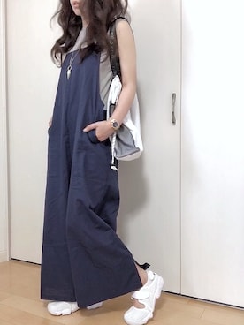 「アイテム（アンクレット、その他）」を使った、めるもさん（レディース・158cm）の夏コーディネート
