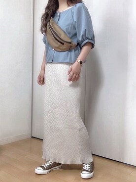 めるもさん（レディース・158cm）の夏コーディネート